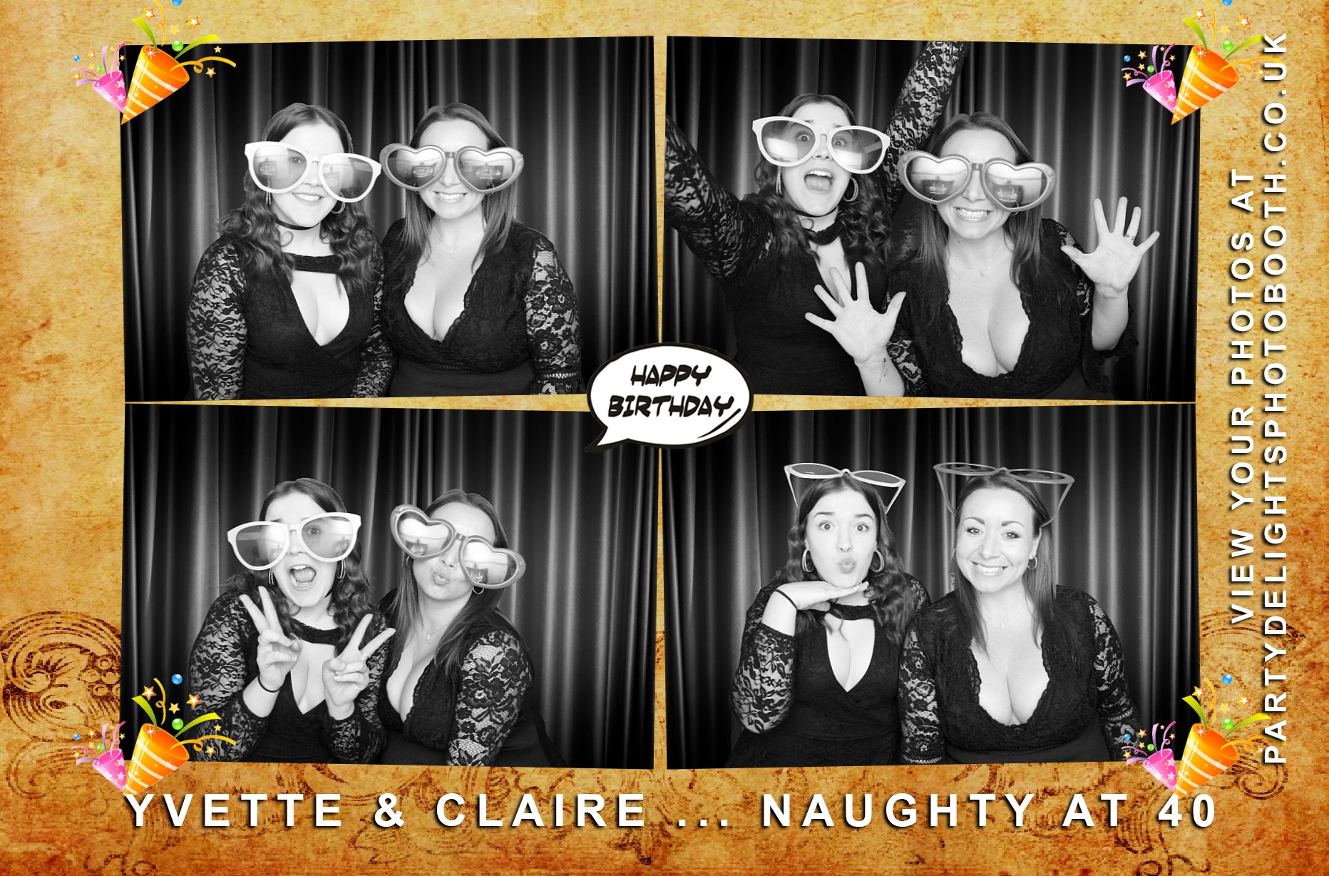 Yvette and Claire’s 40th birthday! - Prints | View more photos from the event at gallery.partydelightsphotobooth.co.uk/u/PartyDelightsPhotoBooth/Yvette-and-Claire’s-40th-birthday-Prints